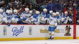 temp_image_1775459474.831232 Robert Thomas Hat Trick Lifts Blues in Crucial Playoff Push