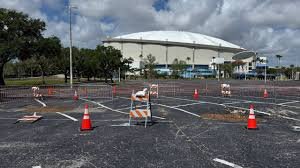 temp_image_1775509967.803788 Tampa Bay Rays: Tropicana Field Parking Lot Affected by Water Pipe Break