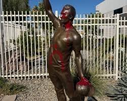 temp_image_1789374240.525122 Vandalism Sparks Outrage: Charlie Kirk Memorial Statue Defaced with Red Paint in Phoenix